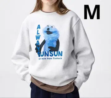 GU 퍼펫 스 헤비웨이트 맨투맨 풀오버 스 트레이닝복