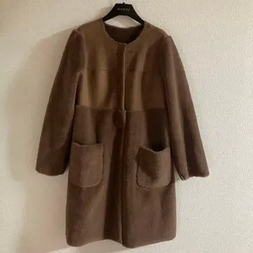 C'EST MOIJEU 세모아쥬 스웨이드 퍼 도킹 코트