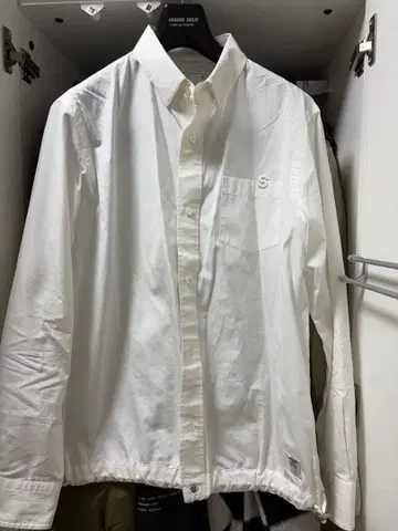 sacai/토마스 메이슨 화이트 드레스 셔츠/사이즈 1