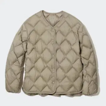 XL 사이즈 유니클로 울트라 라이트 다운 릴랙스 자켓 카키