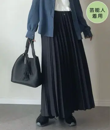 ikka 플리츠 리버서블 스커트 [ 2WAY ]