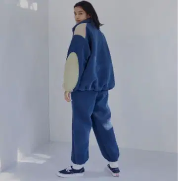 searoomlynn 웜 보아 이지 팬츠 네이비 M