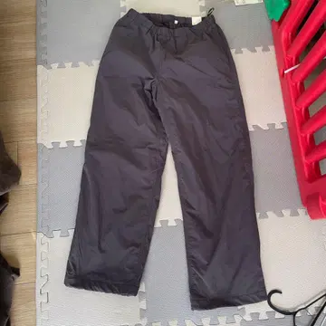 미사용 새상품 무인양품 방풍 속기모 이지 팬츠 M 다크 브라운