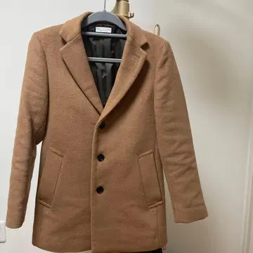 더블 페이스 멜톤 숏 체스터 코트