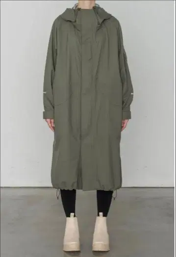 HYKE PERTEX SHELL COAT 하이크 밀리터리 코트