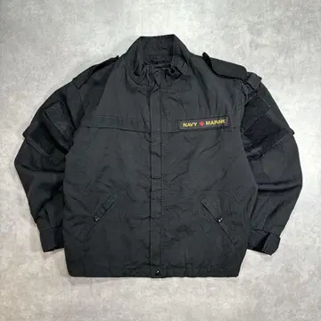 캐나다 해군 블랙 유틸리티 자켓 L 사이즈 상당 밀리터리