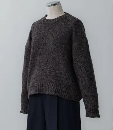 크루레 crewre 믹스얀 크루넥 니트 size3