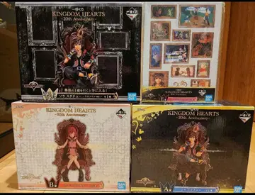 킹덤하츠 1번 복권 A상, B상, E상, 라스트 원상 피규어 세트