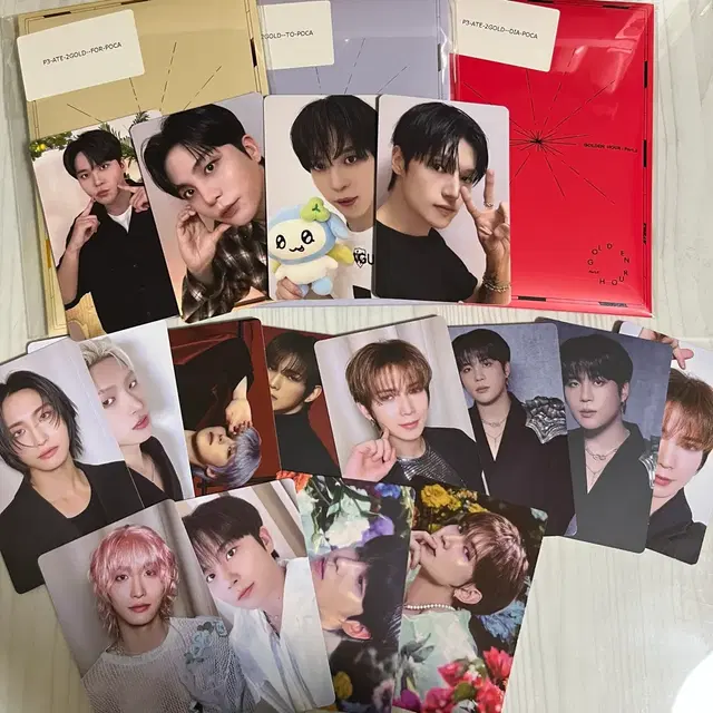 에이티즈 golden hour pt.2 포카앨범, 마이티즈 팝업 포카