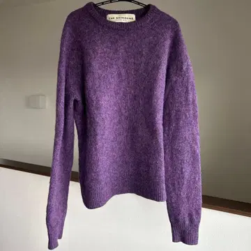 THE SHINZONE 퍼플 크루넥 스웨터