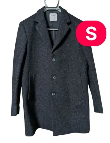 UNITED TOKYO 체스터 코트 사이즈 1 다크 그레이 남성용 S