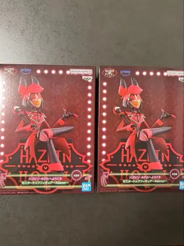 해즈빈 호텔에 오신 것을 환영합니다 모니터 탑 피규어 알래스터 2점 세트