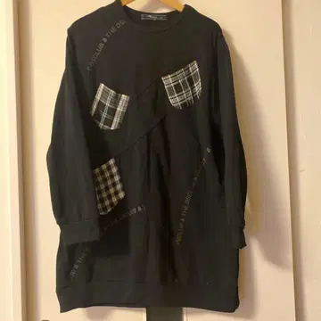 D.S.CLUB 디에스크럽 패치워크풍 트레이닝복 원피스 L