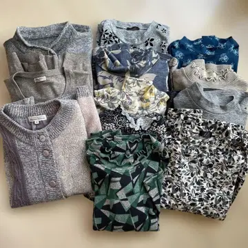 [ 시니어 여성복 ] 가을/겨울 제품 묶음 판매 M~L