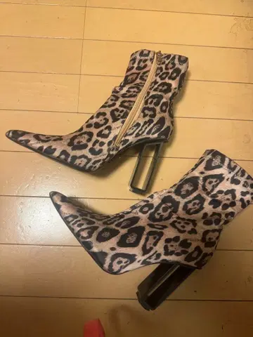 Yello 레오파드 무늬 숏부츠