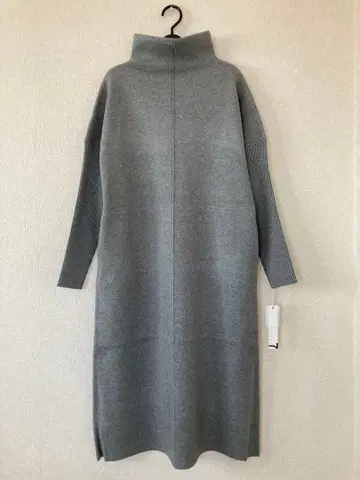 새상품 YAMADAYA 스르7 보틀넥 니트 원피스 까슬거림 없음