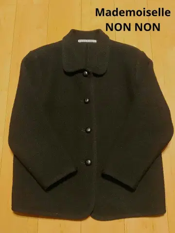 Mademoiselle NON NON 융모 울 코트