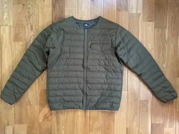 THE NORTH FACE 제퍼 쉘 가디건 이너 다운 카키