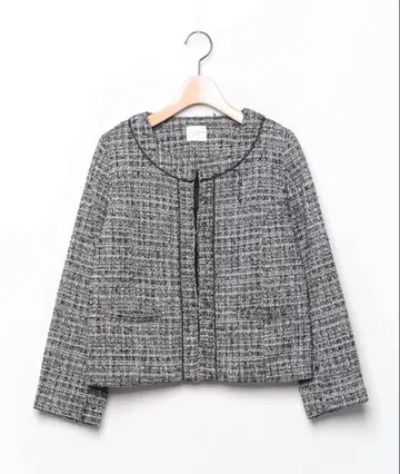 어반 리서치 도어스 노카라 트위드 자켓 포멀