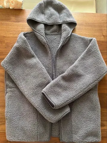 무인양품 그레이 플리스 자켓 M 사이즈