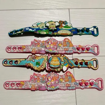 디즈니 컬러풀 밴딩 캡슐 토이 4개 세트