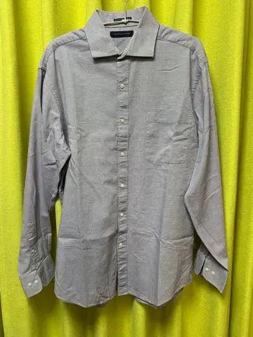 TOMMY HILFIGER 퍼플 긴팔 셔츠