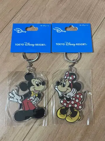 미키 미니 키체인 키링 2개 세트