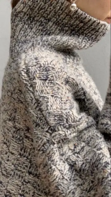 새상품 앙클리어 터틀 니트