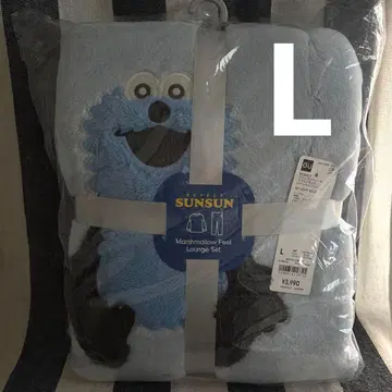 [ 새상품 ] GU 마쉬멜로우 필 라운지 세트 L 사이즈 퍼펫 스