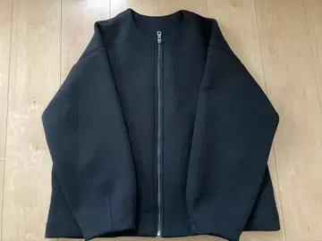 EMMA JAMES 노카라 자켓 L 블랙