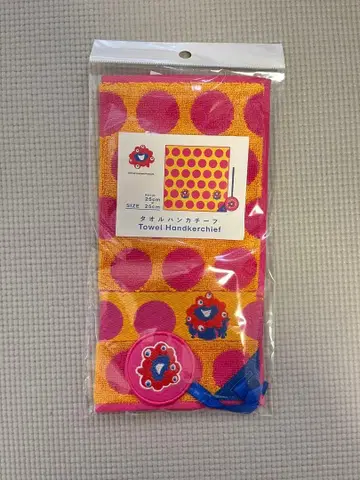 미야쿠미야쿠 자수 택 부착 타월 손수건