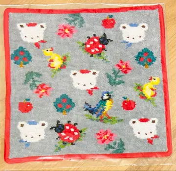 [ 미사용 새상품 ] FEILER 페이러 패밀리아 손수건 애플 포레스트