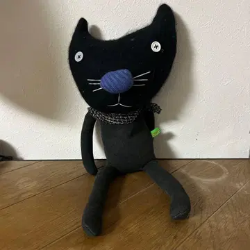 BOBBY DAZZLER 블랙 고양이 봉제 인형