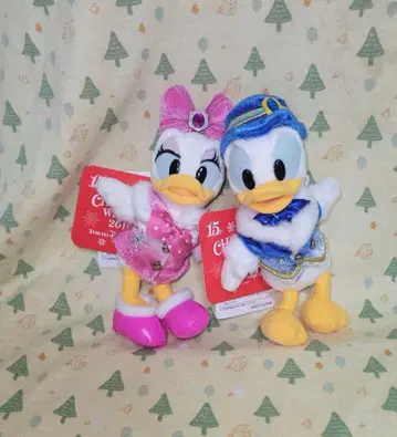 디즈니 도날드 데이지 인형 배지 크리스마스 위시 2016