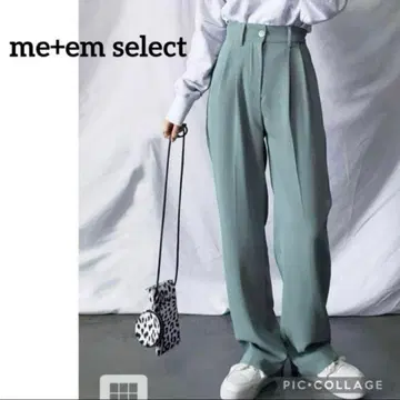 [ 롱 레그 효과 ] 미밈 셀렉 테이퍼드 팬츠 센터 프레스 슬랙스 L