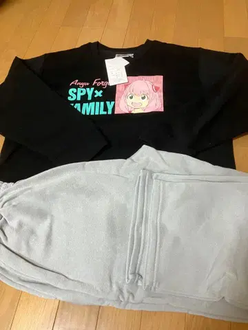 새상품 여성용 L 긴팔 파자마 룸웨어 속기모 스파이 패밀리