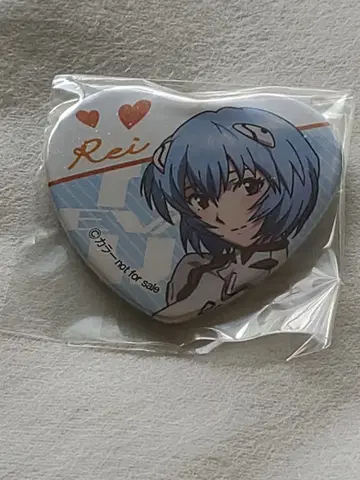 미개봉 새상품 에반게리온 아야나미 레이 하트 캔뱃지