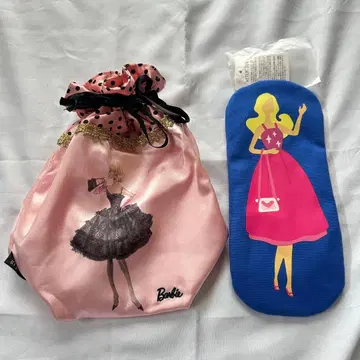 Barbie 바비 파우치 복조리 2종 세트 택 포함 미사용품 있음