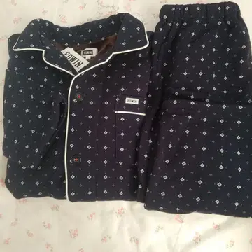 EDWIN 남성용 긴팔 파자마 M 사이즈