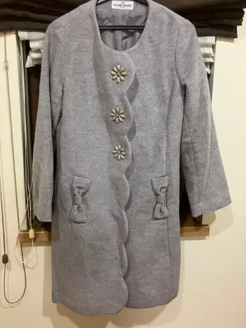 갤러리 비스콘티 M 2 노카라 코트 그레이