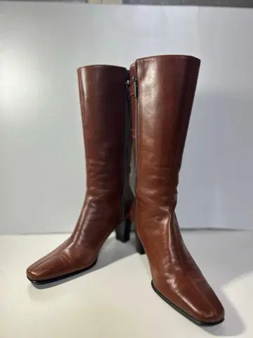 TRUSSARDI 트루사르디 3버클 부츠 23cm 브라운