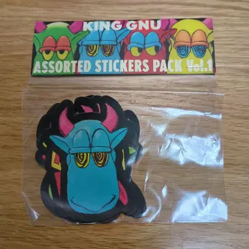 King Gnu FC 한정판 라이브 어 소트 스티커 팩 Vol.1