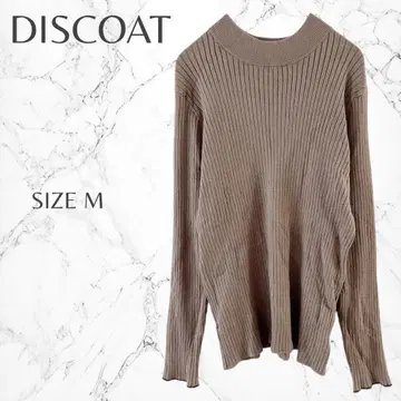 디스코트 심플 깔끔한 데일리 성숙 캐주얼 리브 니트 M
