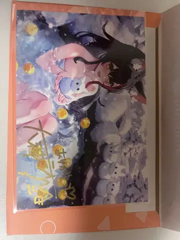 오오카미 미오 3주년 기념 친필 사인 엽서