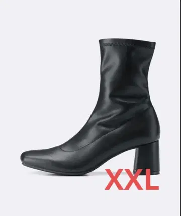 GU 블랙 울트라 스트레치 힐 부츠 XXL