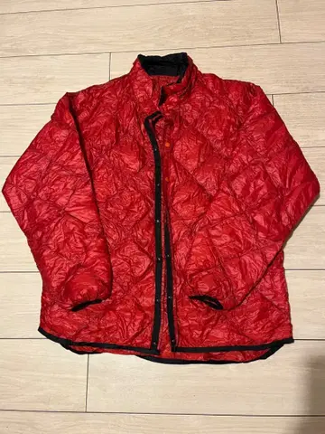 새상품급 몽벨 패커블 다운 남성용 M 빨간색