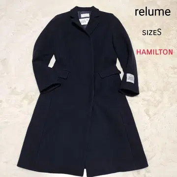 [새상품급] relume 해밀턴 울 체스터 코트 히요쿠지타테 sizeS