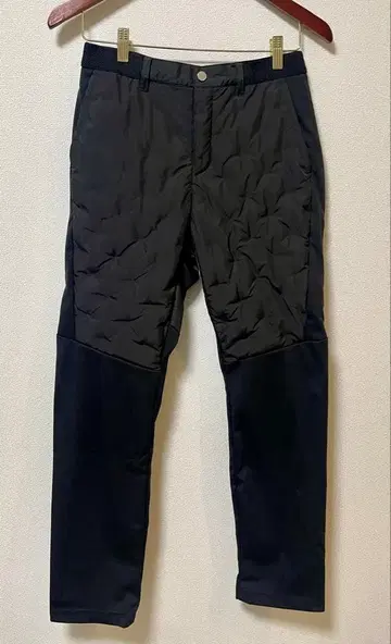 택없는 새상품 타미아머 골프 팬츠 무브다운 다운 팬츠 블랙