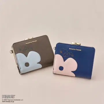 크리스마스 Samantha Thavasa 스누피 컬렉션 접이식 지갑