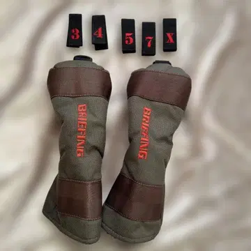 브리핑 유틸리티 커버 2개 세트 그레이 골프